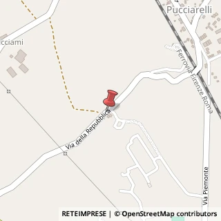 Mappa Via della Repubblica, 110, 06061 Pucciarelli PG, Italia, 06061 Castiglione del Lago, Perugia (Umbria)