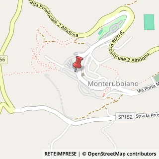 Mappa Via rubbianello, 63026 Monterubbiano, Fermo (Marche)
