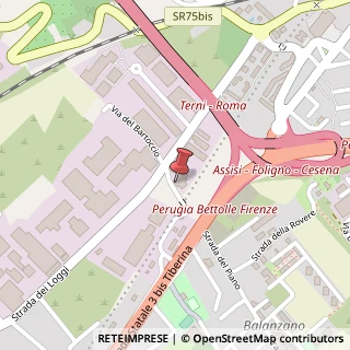 Mappa Strada dei Loggi, 68, 06135 Perugia, Perugia (Umbria)