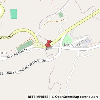 Mappa via postina, 11, 63826 Moresco, Fermo (Marche)