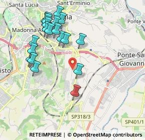 Mappa Strada Madonna delle Grazie, 06126 Perugia PG, Italia (2.183)