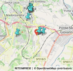 Mappa Strada Madonna delle Grazie, 06126 Perugia PG, Italia (1.92636)