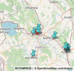Mappa Strada Madonna delle Grazie, 06126 Perugia PG, Italia (23.81)