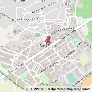 Mappa Viale San Sisto, 93, 06100 Perugia, Perugia (Umbria)