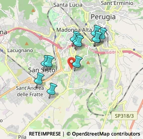 Mappa Via Settevalli, 06100 Perugia PG, Italia (1.57)