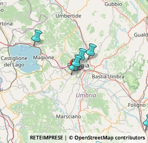 Mappa Via Settevalli, 06100 Perugia PG, Italia (33.31308)