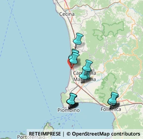 Mappa Via Azzurri d'Italia, 57027 San Vincenzo LI, Italia (14.746)