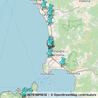 Mappa Via Azzurri d'Italia, 57027 San Vincenzo LI, Italia (18.52)