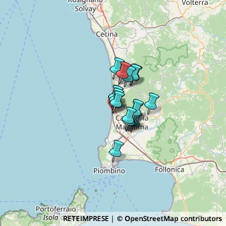 Mappa Via Azzurri d'Italia, 57027 San Vincenzo LI, Italia (7.0075)