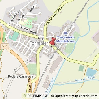Mappa Via Romana, 17, 53024 Montalcino, Siena (Toscana)