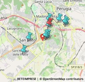 Mappa 06129 Perugia PG, Italia (1.49455)