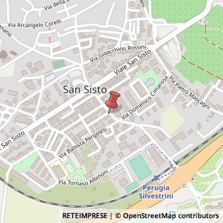 Mappa Via Gaetano Donizetti, 37, 06132 Perugia, Perugia (Umbria)