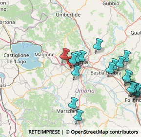 Mappa Via Benedetto Marcello, 06100 Perugia PG, Italia (19.911)