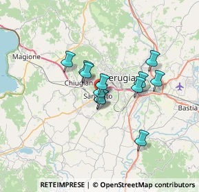 Mappa Via Benedetto Marcello, 06100 Perugia PG, Italia (5.03333)