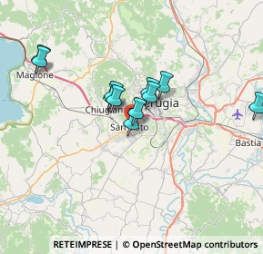 Mappa Via Benedetto Marcello, 06100 Perugia PG, Italia (5.77273)