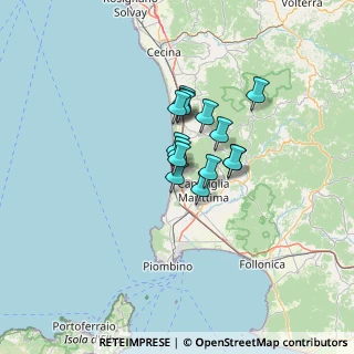 Mappa Via Platone, 57027 San Vincenzo LI, Italia (8.25133)