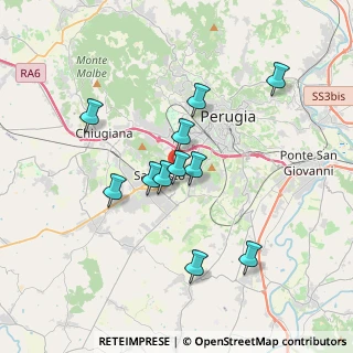 Mappa Via G. Dottori, 06128 Perugia PG, Italia (3.21818)