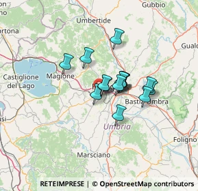 Mappa Via G. Dottori, 06128 Perugia PG, Italia (8.856)