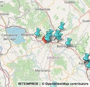 Mappa Via G. Dottori, 06128 Perugia PG, Italia (19.14286)