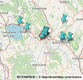 Mappa Via G. Dottori, 06128 Perugia PG, Italia (10.69071)