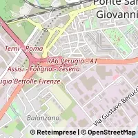 Map Perugia