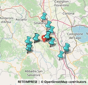 Mappa Via di S. Bartolomeo, 53045 Montepulciano SI, Italia (9.38211)