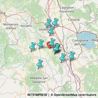 Mappa Via di S. Bartolomeo, 53045 Montepulciano SI, Italia (10.21846)