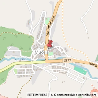 Mappa Via Grazia Deledda, 22, 62034 Muccia, Macerata (Marche)