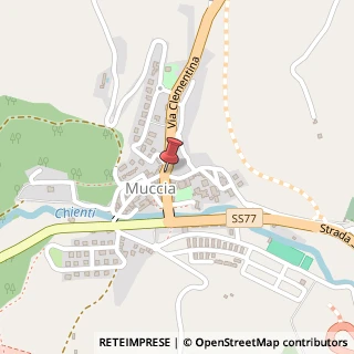 Mappa Via Clementina,  8, 62034 Muccia, Macerata (Marche)