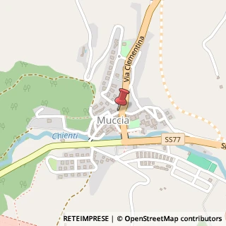 Mappa Piazza Barilatti, 4, 62034 Muccia, Macerata (Marche)