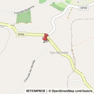 Mappa Via La Madonna, 63, 63846 Monte Giberto, Fermo (Marche)