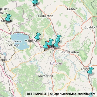 Mappa Via Angelo Morettini, 06128 Perugia PG, Italia (30.385)