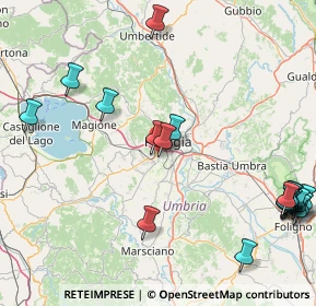 Mappa Via Angelo Morettini, 06128 Perugia PG, Italia (23.292)