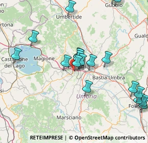 Mappa Via Angelo Morettini, 06128 Perugia PG, Italia (18.10789)