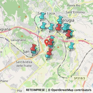 Mappa Via Angelo Morettini, 06128 Perugia PG, Italia (1.653)