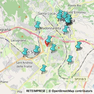 Mappa Via Angelo Morettini, 06128 Perugia PG, Italia (2.377)