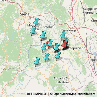 Mappa Via Palmiro Togliatti, 53024 Torrenieri SI, Italia (9.8915)