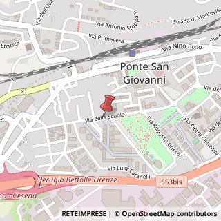 Mappa Via della Scuola, 96, 06135 Perugia, Perugia (Umbria)