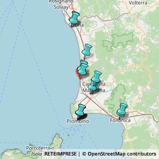 Mappa Via del Tirreno, 57027 San Vincenzo LI, Italia (14.734)