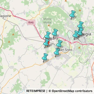Mappa Via Paolo Borsellino, 06073 Corciano PG, Italia (3.90545)