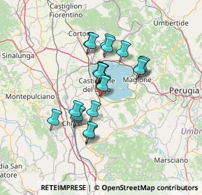 Mappa Via Zona Industriale Pucciarelli, 06061 Castiglione del Lago PG, Italia (11.104)