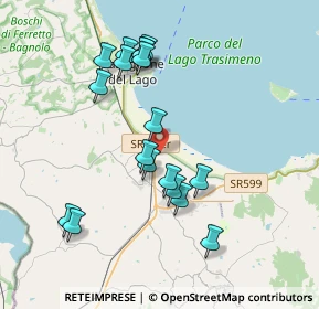 Mappa Via Zona Industriale Pucciarelli, 06061 Castiglione del Lago PG, Italia (3.81667)