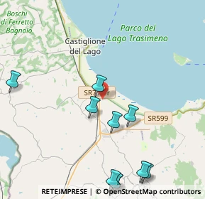 Mappa Via Zona Industriale Pucciarelli, 06061 Castiglione del Lago PG, Italia (5.59273)