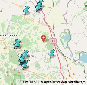 Mappa Via di Argiano, 53045 Montepulciano SI, Italia (5.61714)