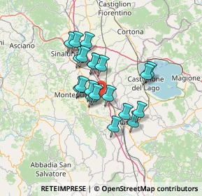 Mappa Via di Argiano, 53045 Montepulciano SI, Italia (10.482)