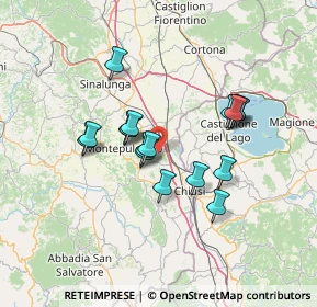 Mappa Via di Argiano, 53045 Montepulciano SI, Italia (11.65059)