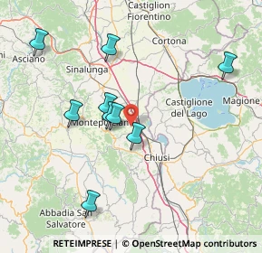Mappa Via di Argiano, 53045 Montepulciano SI, Italia (22.92333)