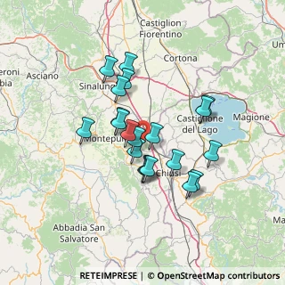 Mappa Via di Argiano, 53045 Montepulciano SI, Italia (11.6125)