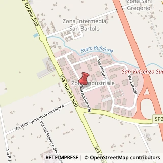 Mappa Via Archimede, 20, 57027 San Vincenzo, Livorno (Toscana)