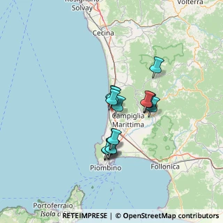 Mappa Via Archimede, 57027 San Vincenzo LI, Italia (10.29933)